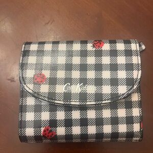 Cath Kidston Wallet Black and White with Ladybugs